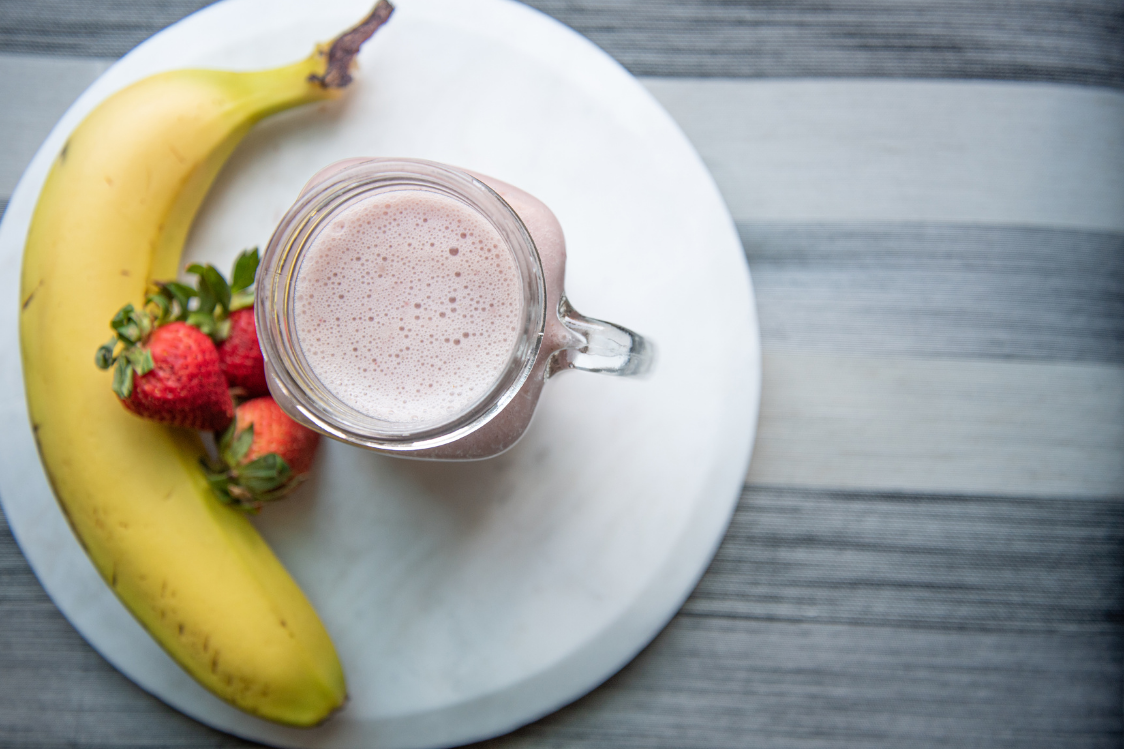 1. Frullato di fragole e banana 1. Frullato di fragole e banana