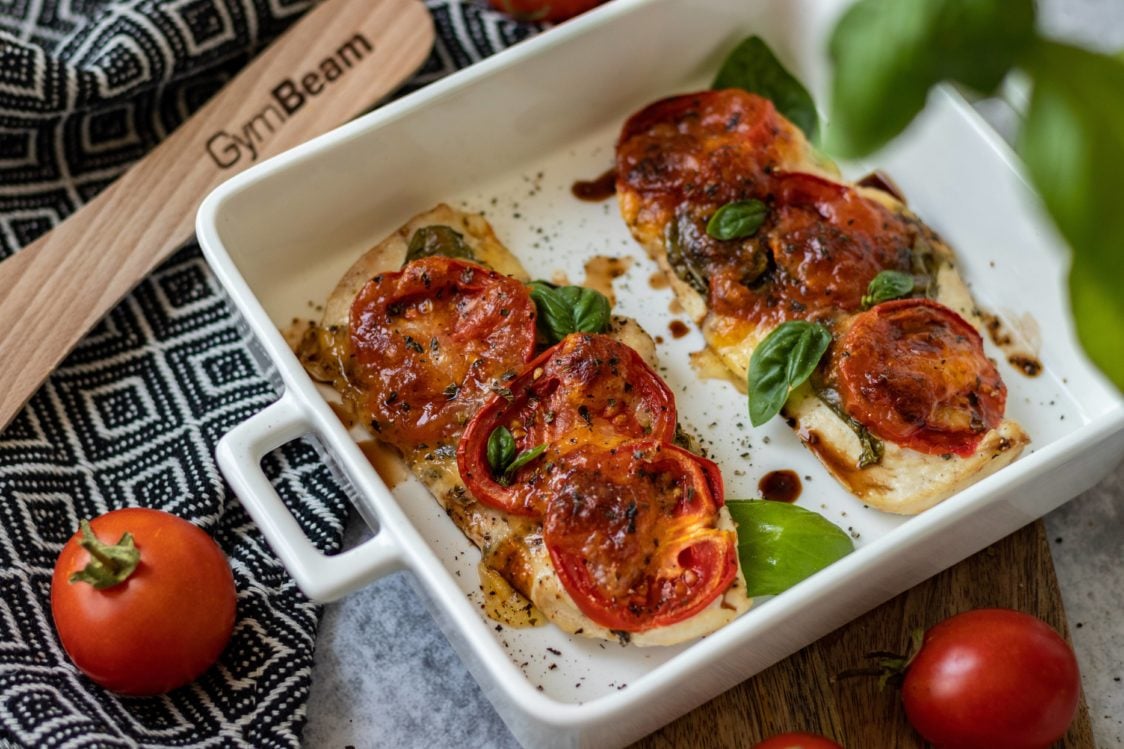 Fitness recept: Pečené kuracie prsia Caprese