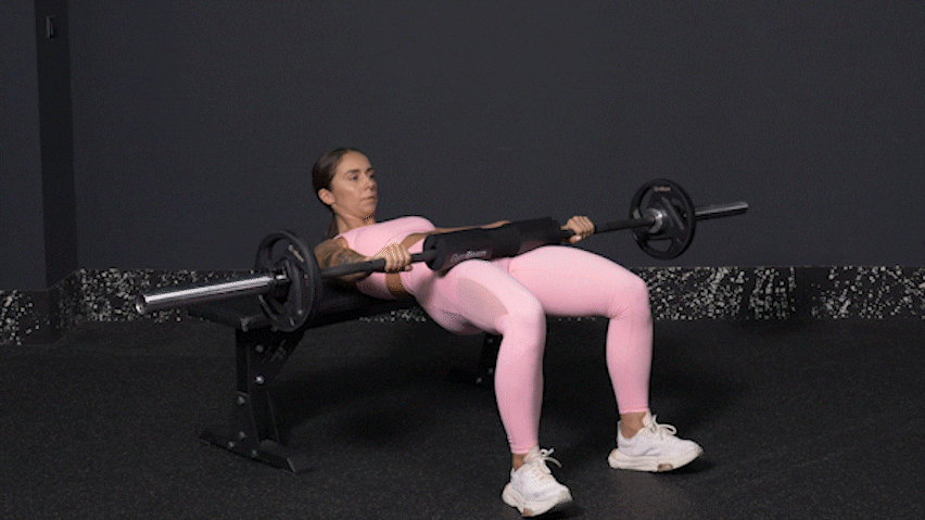Come si esegue l'hip thrust con il bilanciere?