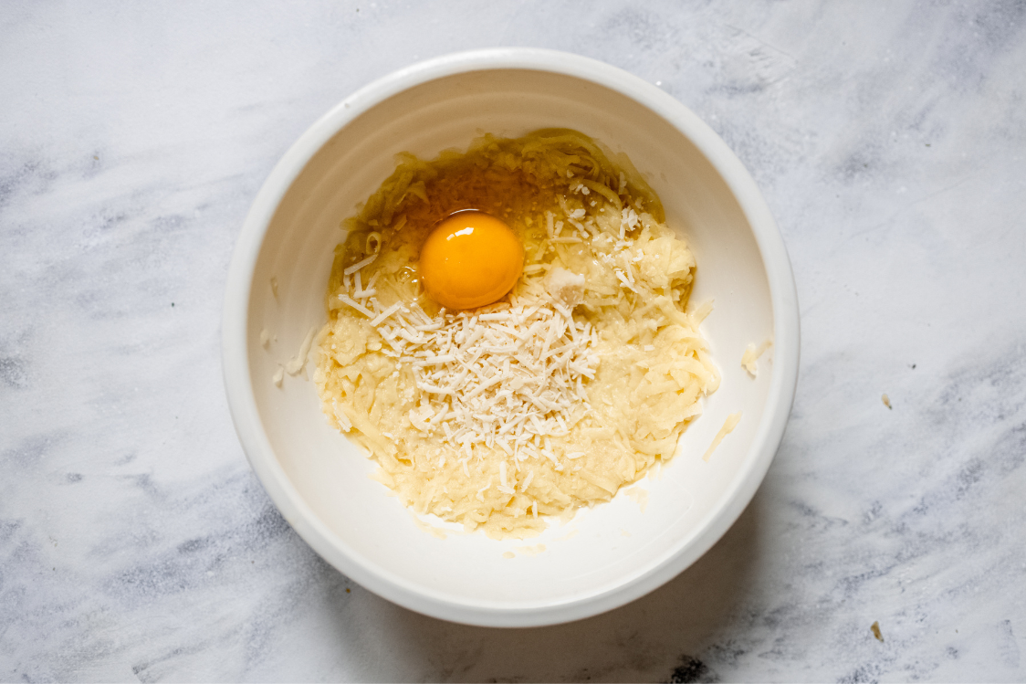 Latkes di patate al forno -  Preparazione