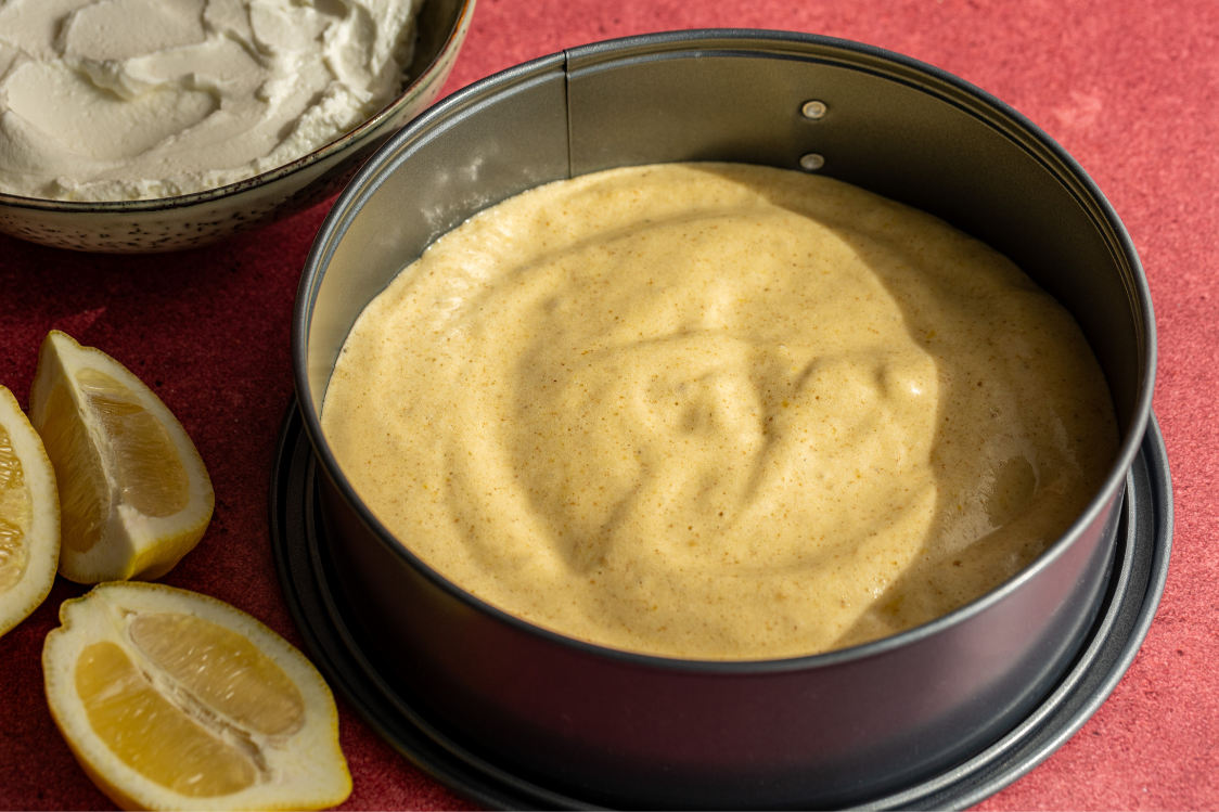 Torta fresca al limone - preparazione della base