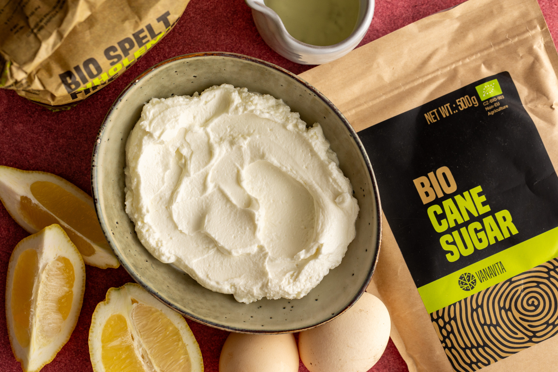 Torta fresca al limone - ingredienti