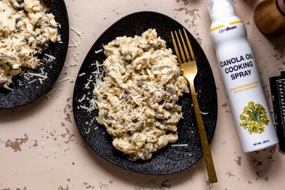 Krémové houbové rizoto