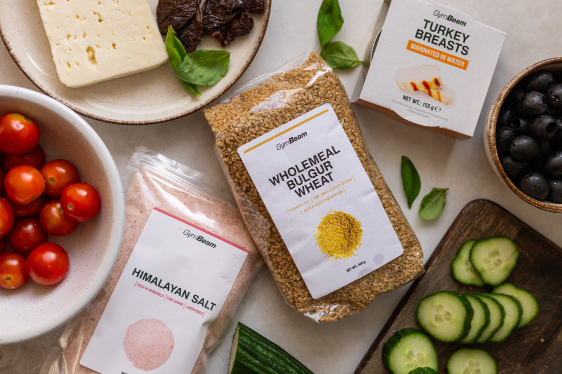 Bulgurový salát s krůtím masem - ingredience