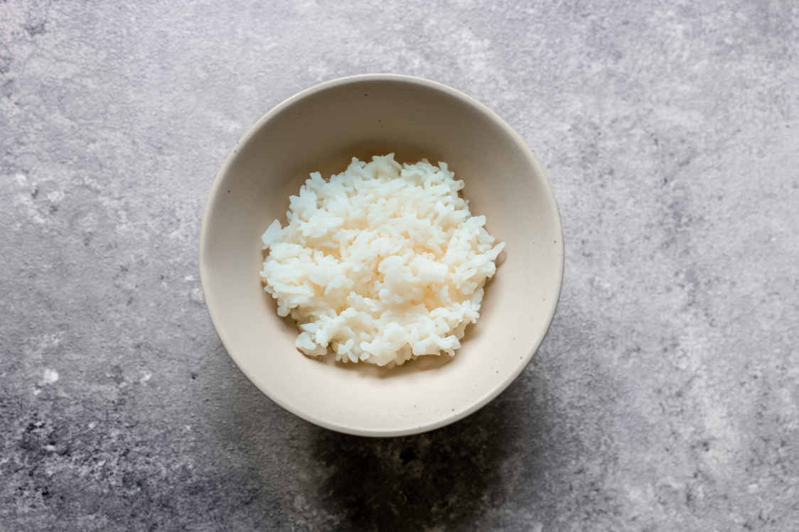 Budino di riso con lamponi e proteine - preparazione del riso