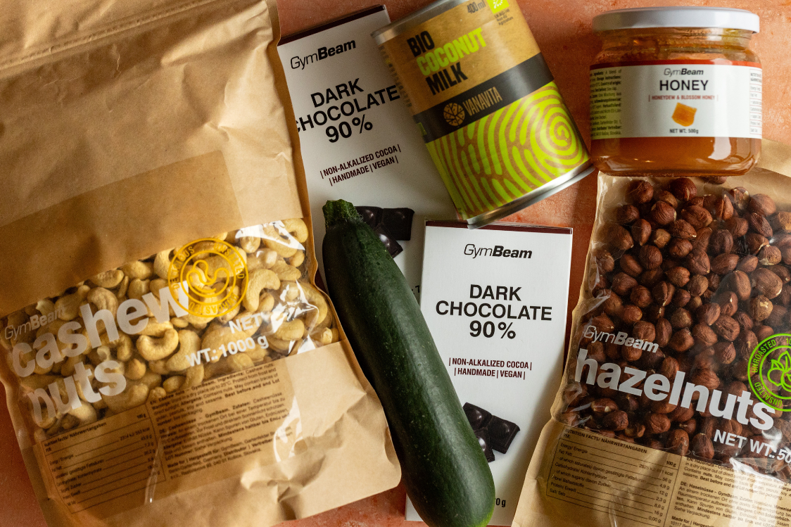 Zucchine al cioccolato e frutta secca - Ingredienti