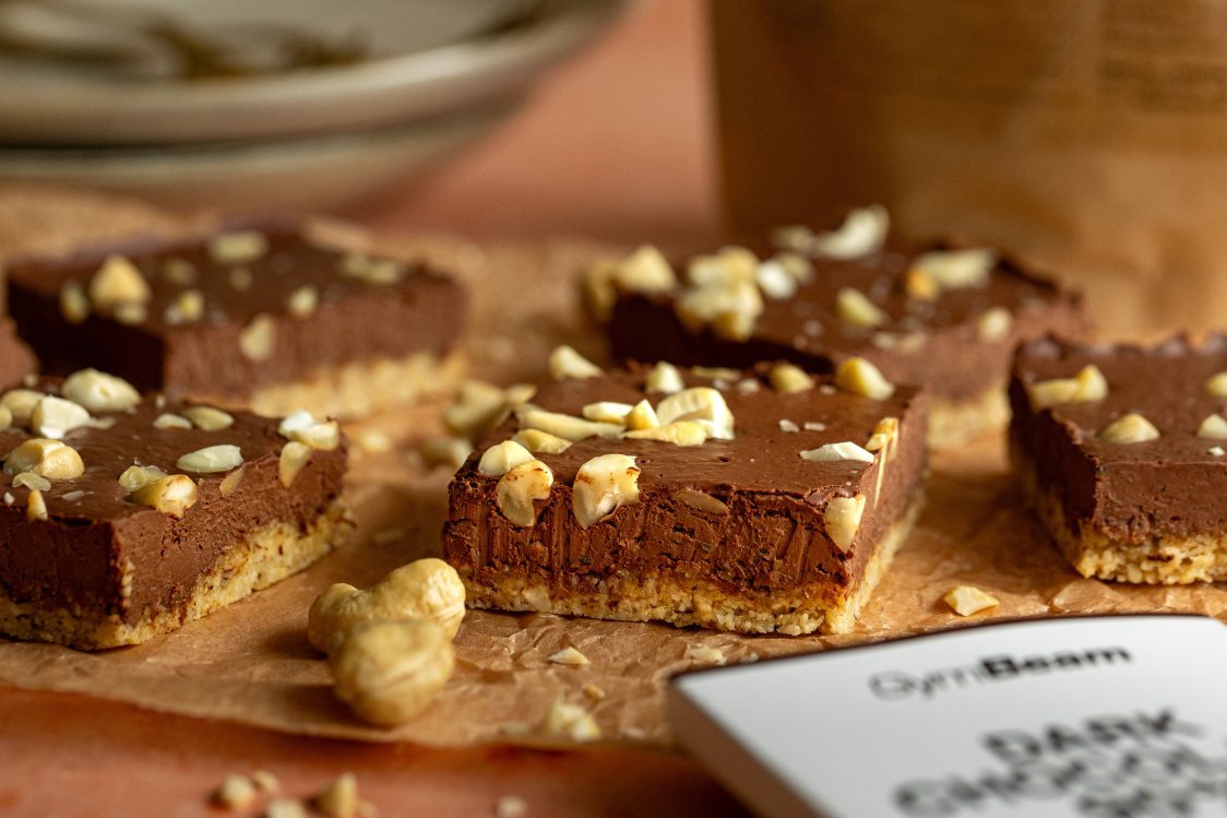 Barrette di zucchine al cioccolato e frutta secca