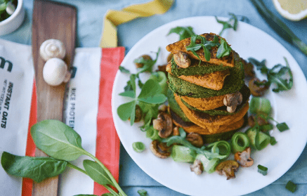 Ricetta fit: Pancake salati di carote e spinaci