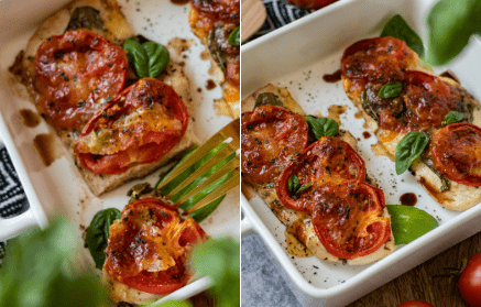 Ricetta fit: Caprese di pollo arrosto