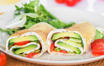 Ricetta fit: Wrap di frittata farcito