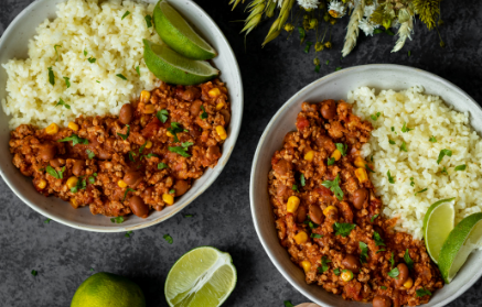 Ricetta fit: Chili alla messicana con carne e riso
