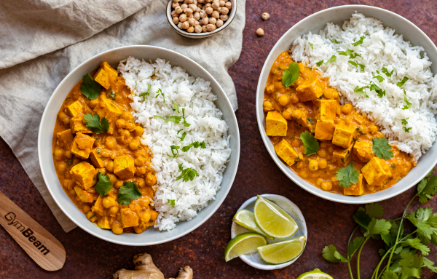 Ricetta fit: Curry vegano di tofu e ceci