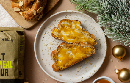 Ricetta fit: Treccia di pane soffice ad alto contenuto proteico facile da preparare