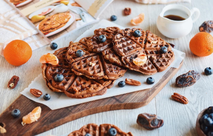 Ricetta fit: Waffle alla zucca al profumo di vaniglia e cannella