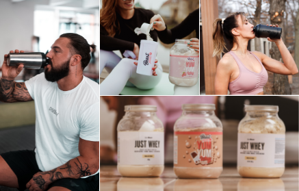 È meglio bere un frullato di proteine con l’acqua o con il latte?