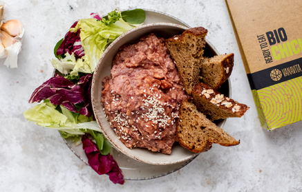 Ricetta fit: Crema spalmabile di ceci e fagioli