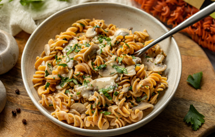 Ricetta fit: Pasta proteica ai funghi