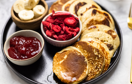 Ricetta fit: Pancake alla banana con 3 ingredienti
