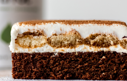 Ricetta fit: Brownie soffici al tiramisù