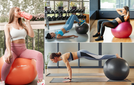 Fitball: 13 esercizi TOP per un allenamento total body