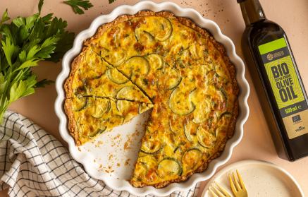 Ricetta fit: Quiche di zucchine con formaggio