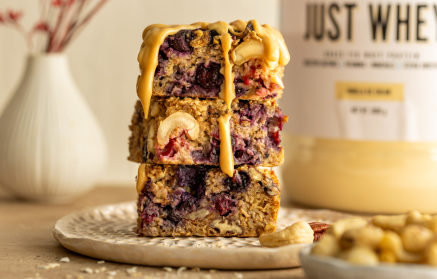 Ricetta fit: Fette di avena con mirtilli