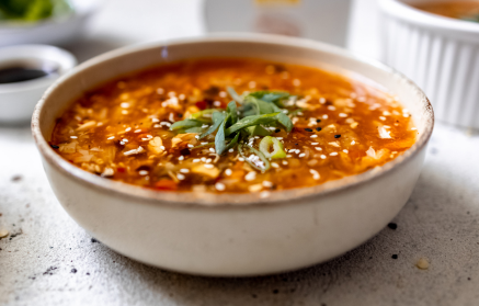 Ricetta fit: Zuppa di pollo piccante agrodolce