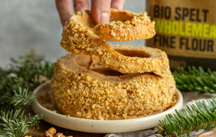 Ricetta FIT: Torta Camino di Natale alla Cannella