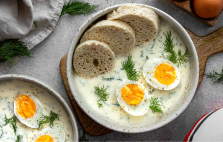 Ricetta fit: Salsa all’aneto con canederli cechi proteici