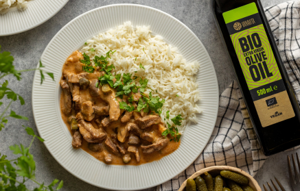 Ricetta fit: Manzo alla Stroganoff