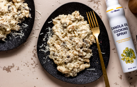 Ricetta fit: Risotto cremoso ai funghi