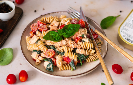 Ricetta fit: Pasta cremosa al salmone