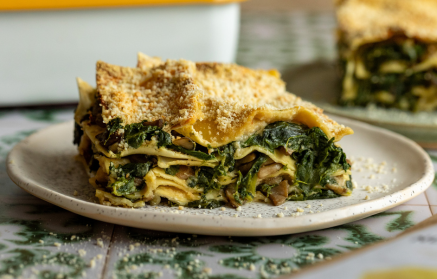 Ricetta fit: Lasagne vegane agli spinaci