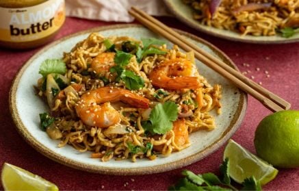 Ricetta Fit: Noodles Asiatici con Gamberetti