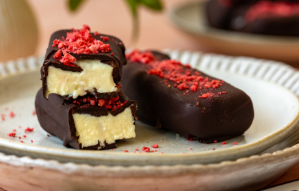 Ricetta FIT: Barrette al Quark Ricoperte al Cioccolato