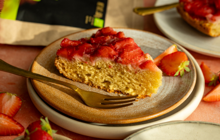 Ricetta FIT: Torta Rovesciata alle Fragole