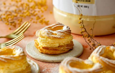 Ricetta FIT: Bignè a Ciambella con Crema Pasticcera