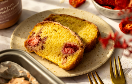 Ricetta Fit: Plumcake alle Fragole con Kefir