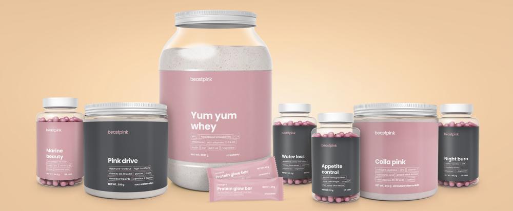 GymBeam BeastPink prodotti