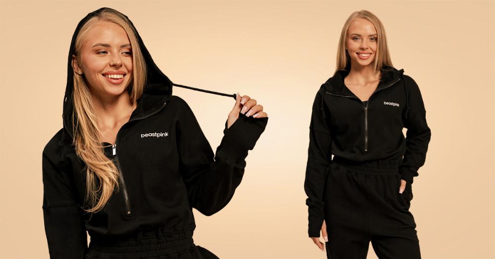 Tuta Bliss Donna Black - BeastPink 