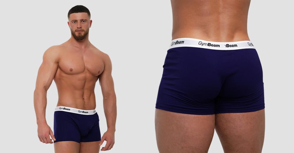 Boxer da Uomo Essentials 3Pack Navy - GymBeam