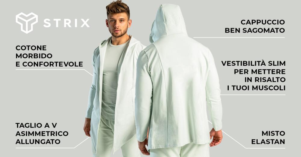 Kardigán Hoodie Moon Grey - STRIX