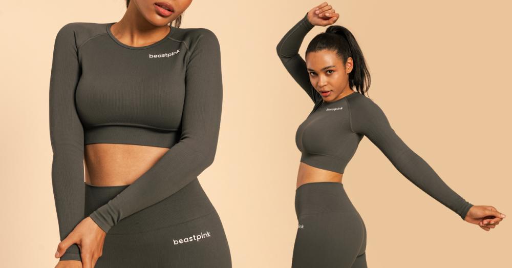 Crop Top da Donna Hyper Shadow - BeastPink