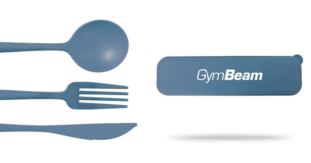 Set di posate 2GO Blue - GymBeam