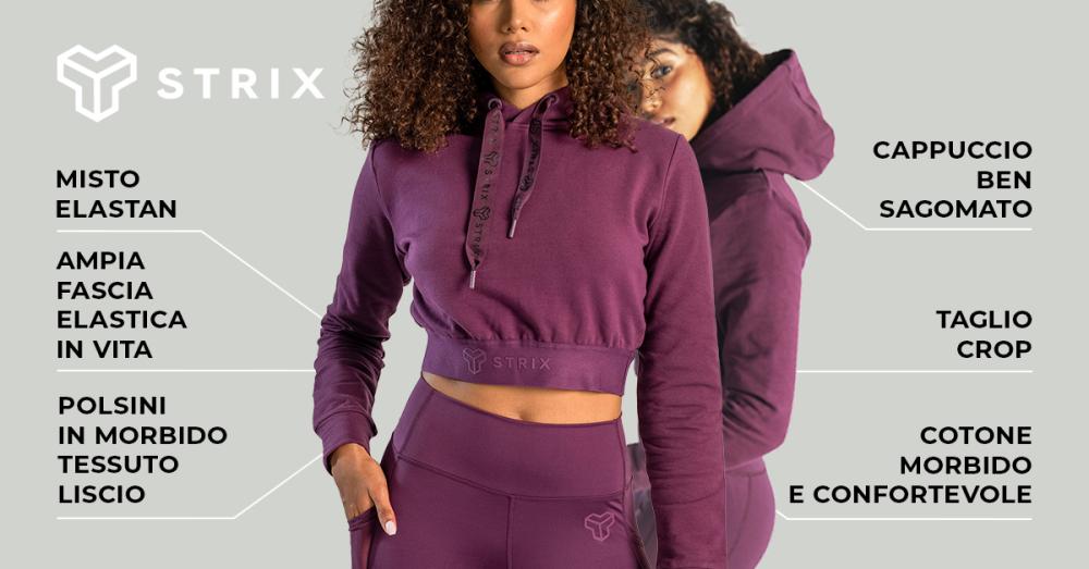 Felpa da Donna Essential Cropped