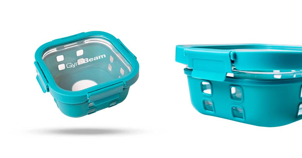 Contenitore per alimenti in vetro 800 ml - GymBeam