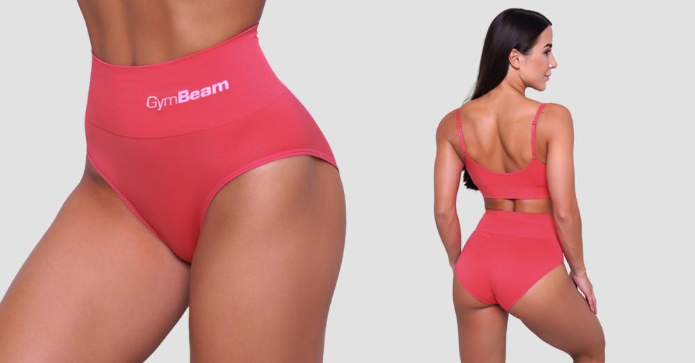 Slip Highrise 2Pack Pink - GymBeam 