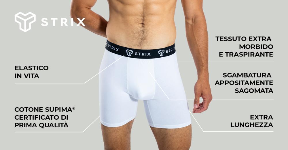 Boxer Essential 2Pack Uomo Nero - STRIX