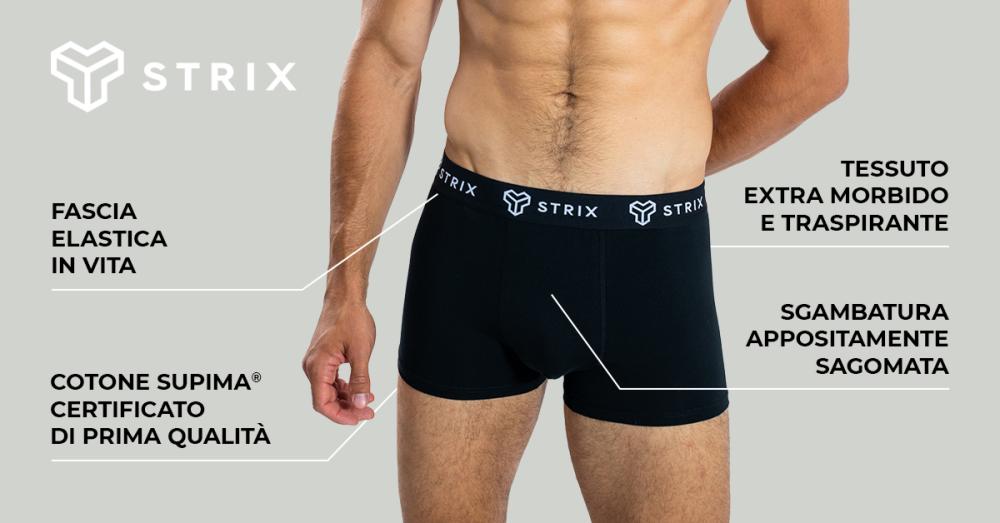 Men's Essential Trunks 2Pack Black - STRIX