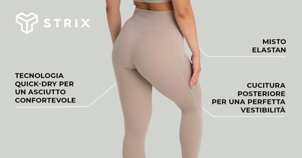 Leggings Donna Taupe - STRIX